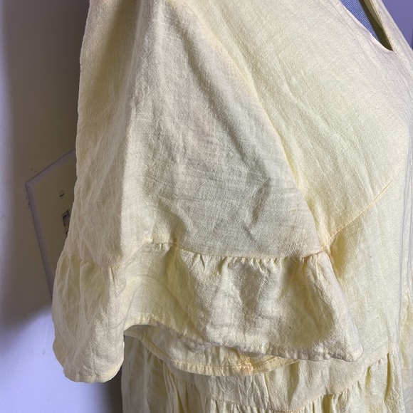 Yellow Ruffle Dress - Picture 3 of 6